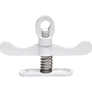 Dobbelt vrider 5062R, 12 - 27mm, med rund plade, hvid