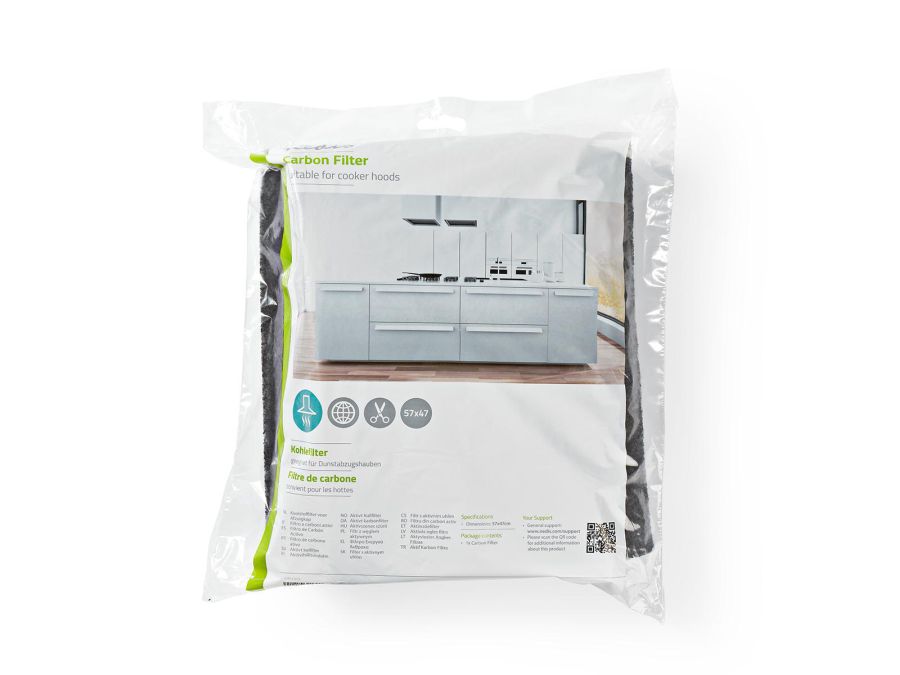 Universal fedt- og kulfilter til emhætte - 57 x 47cm