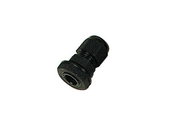 Vandtæt forskruning - PG9, IP68, Sort (Ø4-8mm)
