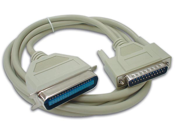 Printerkabel - SUBD25 han til Centronics 36 pol han (1,8m)