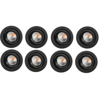JUNISTAR ECO 7W 470LM DTW SORT (8 STK.)