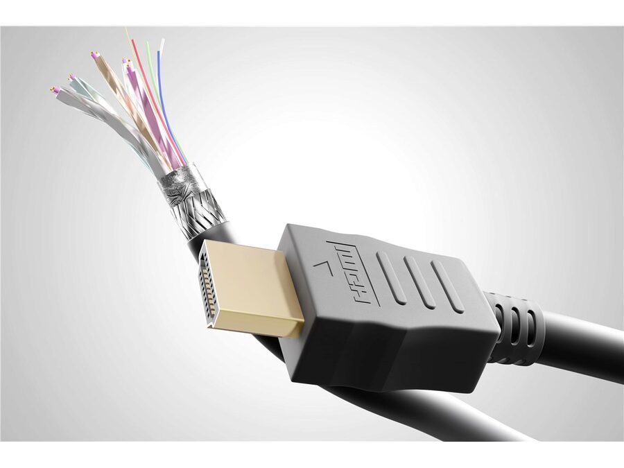 Ultra High Speed HDMI 2.1 kabel - 2xHDMI han 8K Sort (7,5m)