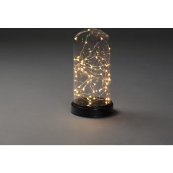 Glas kuppel 50 amber LED
