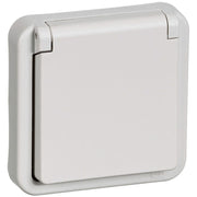 OPUS 73 udvendig dæksel med klaplåg, lysegrå