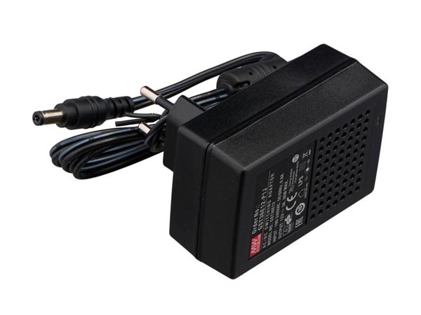 Kompakt netadapter - 12Vdc / 3A (36W), 5,5x2,1mm stik