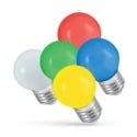 Spectrum 1W LED dekorationspære - Gul, G45, E27, 230V, RA80