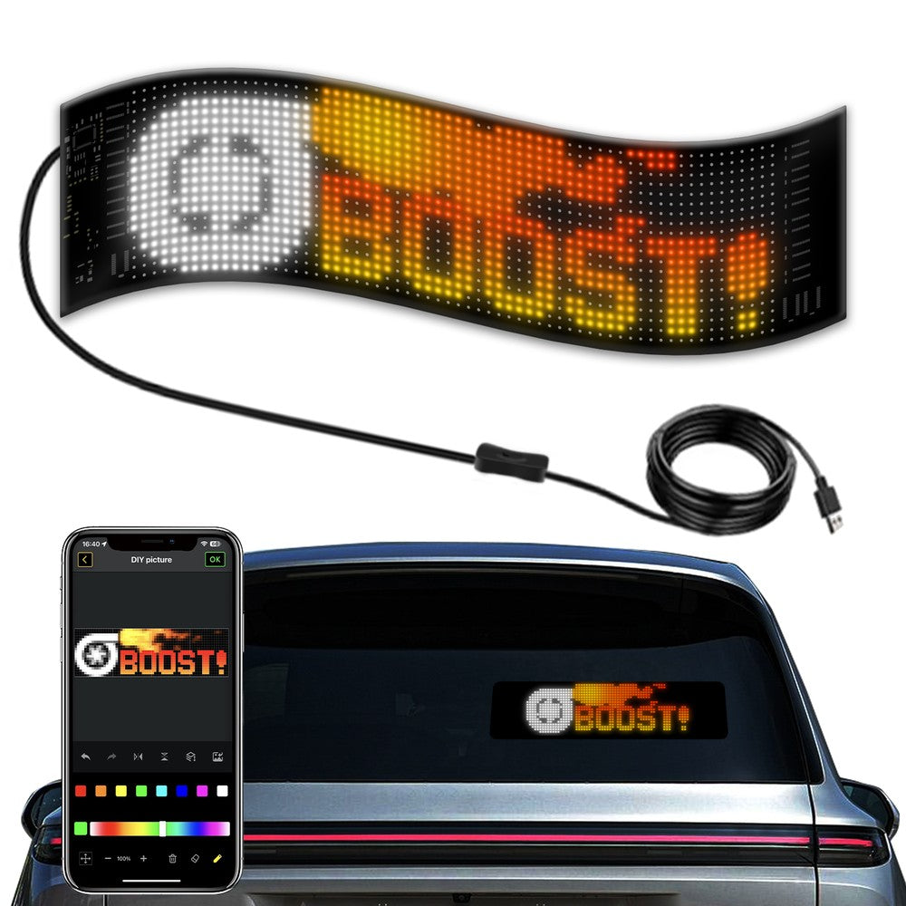 Pixel Matrix Panel 16x32 - Bluetooth og USB - 10W - 5V Input