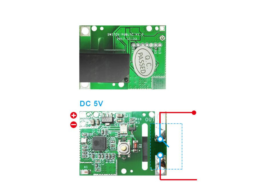 RE5V1C 5V Wi-Fi kontakt - Maks. 10A