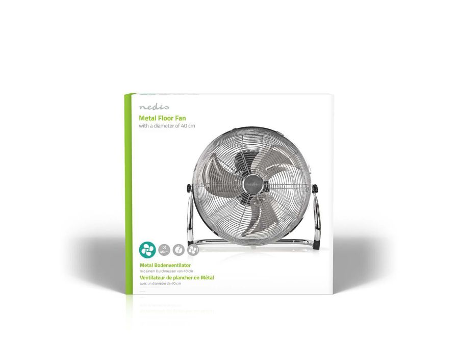 Bordventilator - Ø40cm, 80W, 3 hastigheder, Metal