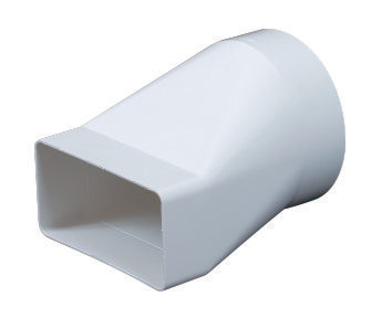 Rund Ø100 muffe til flad 55x110 mm