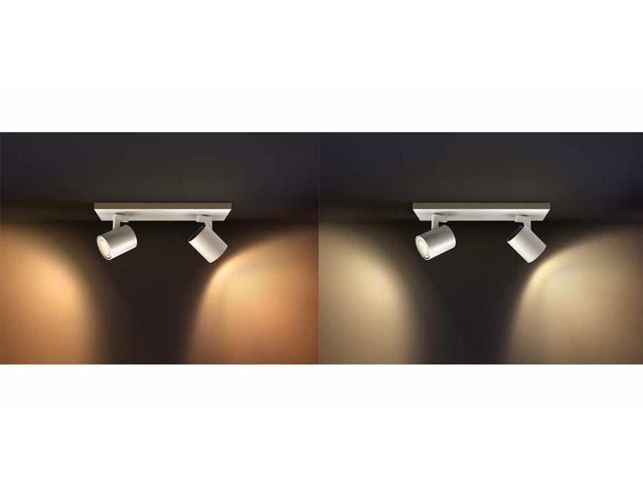 HUE Runner white anbiance - 230V 2x5,5W, Hvid