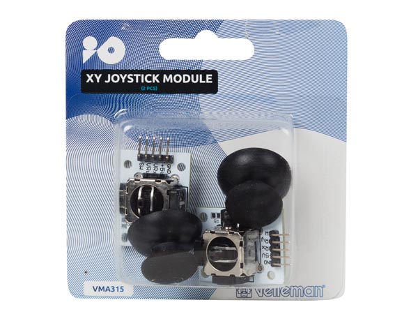 XY joystick modul til Arduino® (2 stk.)