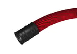 Kabelrør vinkel 110mm 1,5m 15-90° sort korrugeret dobbeltvægget rør HDPE 750N