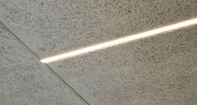 LED lysskinne CCT 19W 60 cm til Troldtekt og akustikloft, 24V