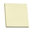 Z-notes Q-line Stick'N gul 76x76mm 12stk/pak