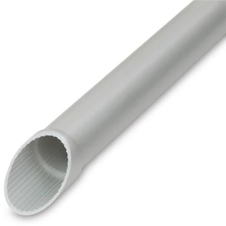 PLASTRØR 20MM GRÅ MED MUFFE PVC