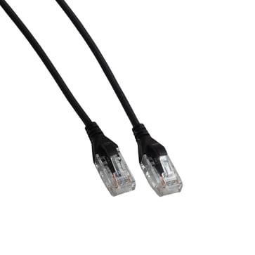 Patchkabel SD Kat. 6 UTP 5M LSZH Sort