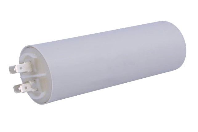 MOTOR kondensator - 45uF / 425V, M8 forskruning, Spadestik