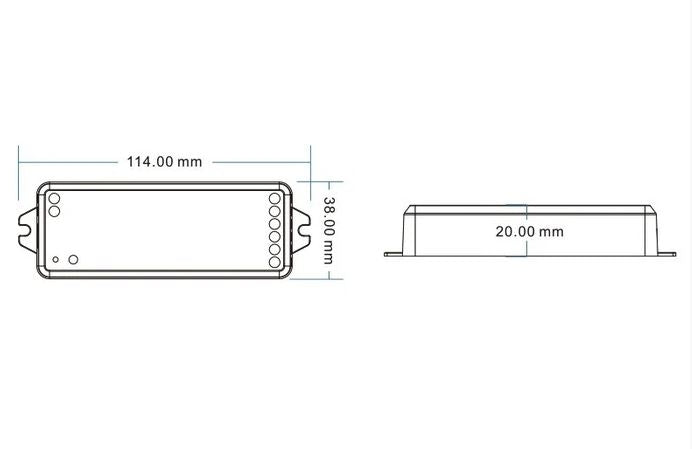 LEDlife rWave CCT controller - Tuya Smart/Smart Life, Push-dim, 12V (60W), 24V (120W)