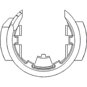 Stelrad radiator endegavle clips