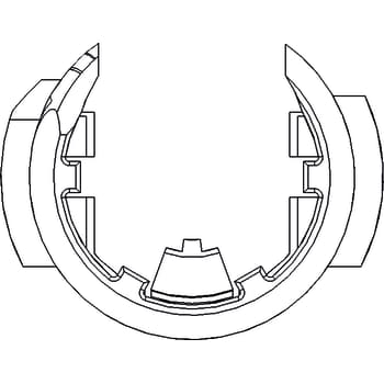 Stelrad radiator endegavle clips