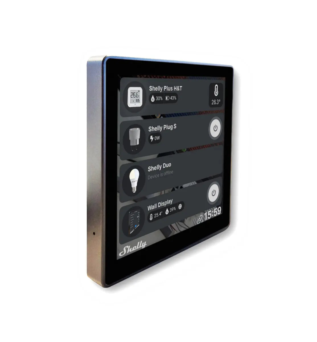 Shelly Wall Display Black + BLU H&T Black