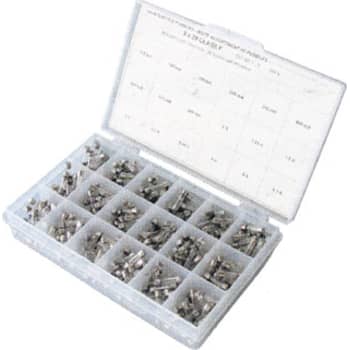 Sortimentskasse med finsikringer flink 5x20 mm