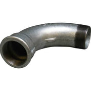 1/2" Galvaniseret bøjning 90° muffe/nippel