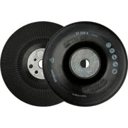 <p>Klingspor bagskive ST358A, riflet, til fiberskiver, M14 gevind, 125 mm</p>