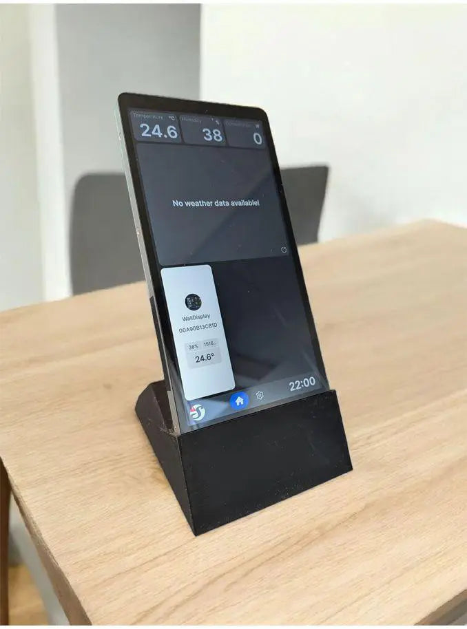 Shelly Wall Display X2 - Bord stander - Vertikal - Sort