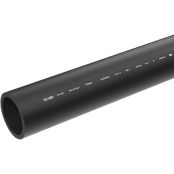 Evopipes 355 mm PE100RC PN10 SDR17 rør, sort, 6 m, EN 12201