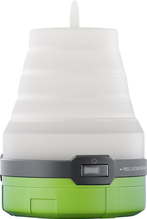 3-i-1 sammenklappelig campinglampe - RGB LED, flammeeffekt