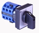 Kraus & Naimer vendeomskifter/fasevender 3 polet 20A 4 huls frontmontage skilt 1-0-2 (F071)