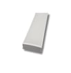 Alu profil 12 hvid med opal cover - 2,5 m