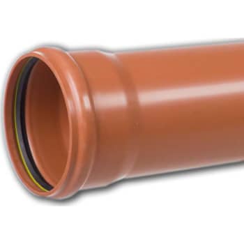 Kaczmarek 160 x 6000 mm PVC-kloakrør m/mf., kl. S SN8, EN 1401