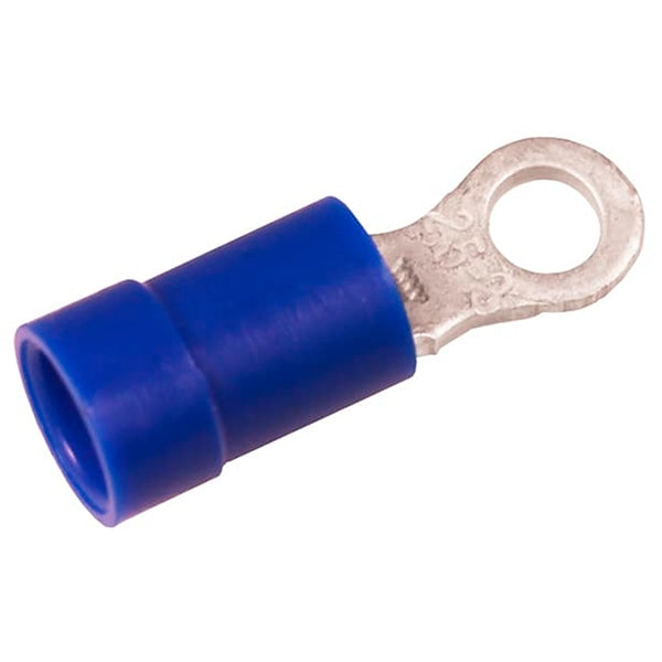 Isoleret ringkabelsko 1,5-2,5 mm² blå M4 - 1 stk.