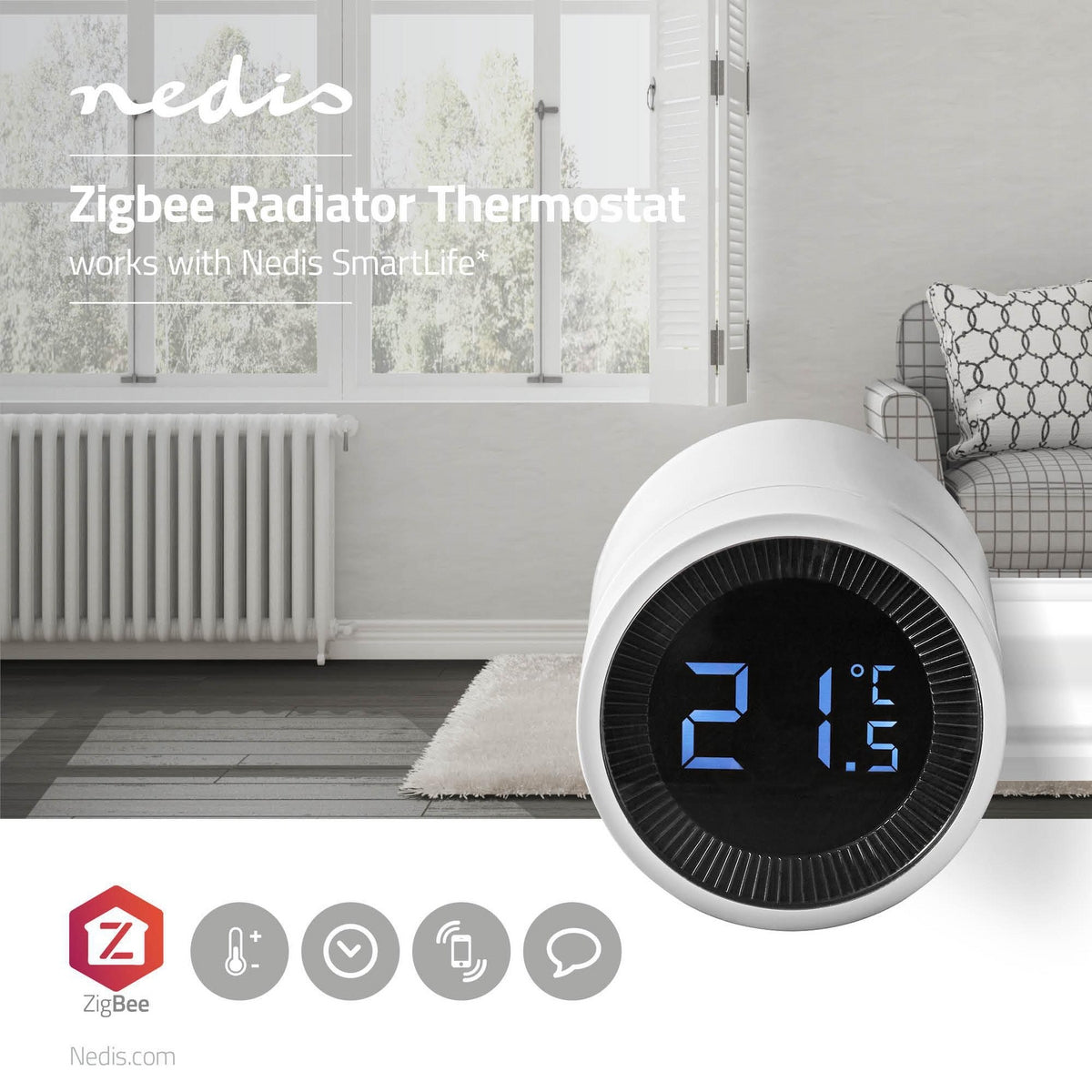 startkit 5 Trådløs Termostater og 1 ZigBee gateway