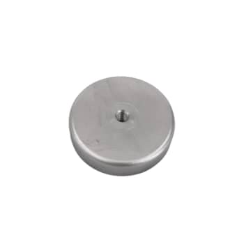 Ferrit pottemagnet Ø63 x 14 mm, M8 gevindhul