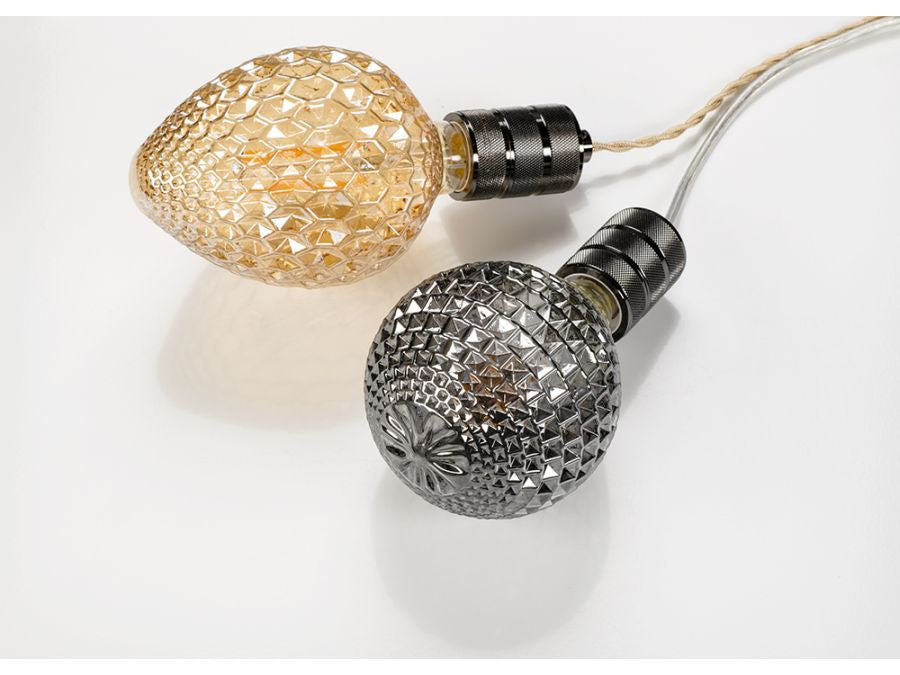 Stofledning - 2 x 0,75mm², Snoet, Metallisk Champagne (3m)