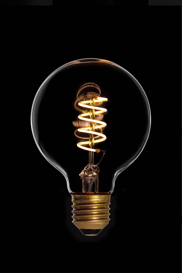 DANLAMP LED Globe De Luxe Spiral 4W 822 250lm E27