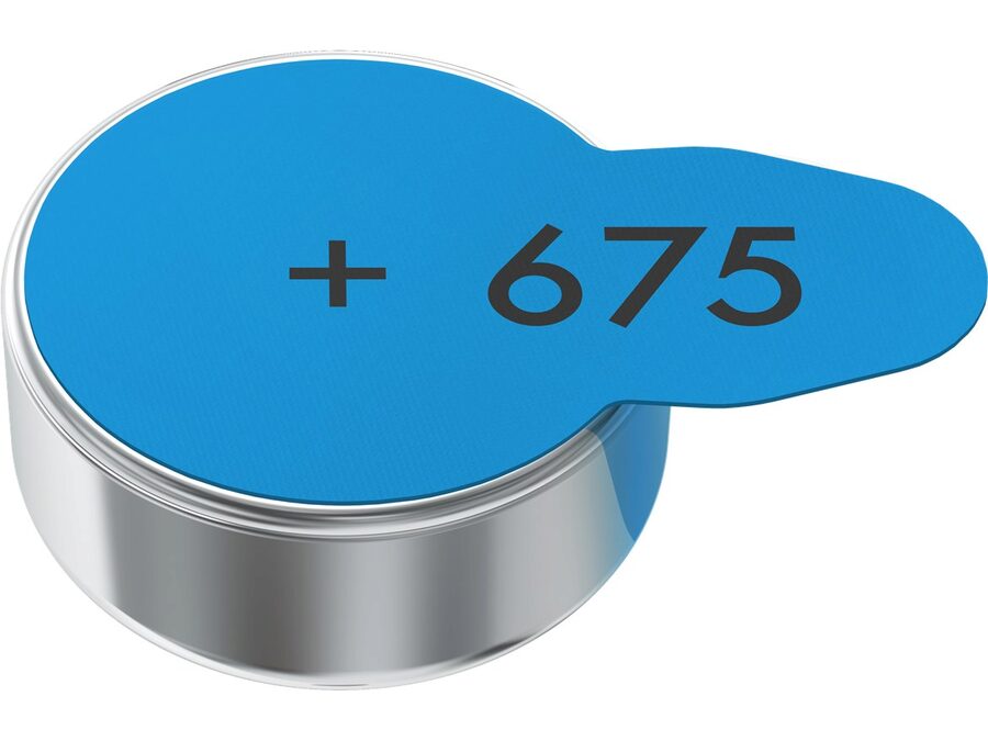 Batteri til høreapparat - PR44/675 (6 stk.)