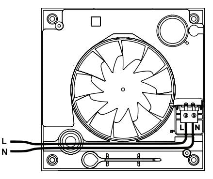 Ventilator Silent One Ø100 mm, med adaptiv hygrostat, hvid