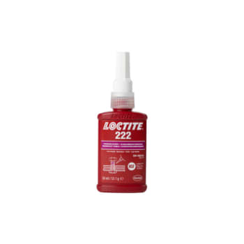 LOCTITE gevindsikring 222, lav styrke, 50 ml