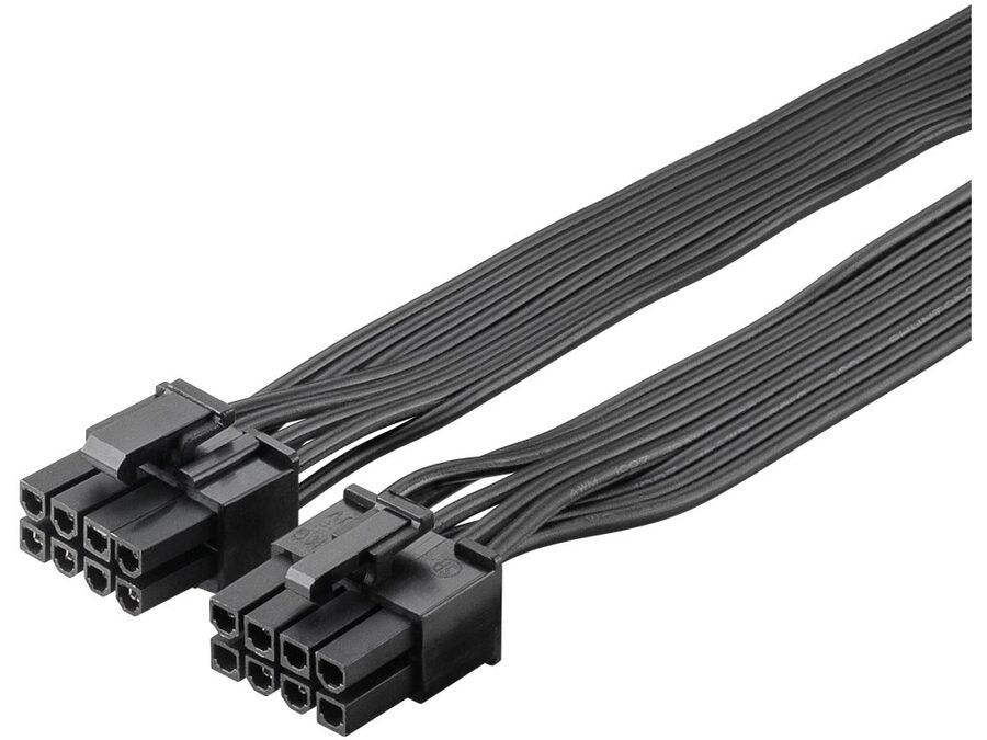 PCIe strømforsyningskabel - 8-Pin han til Dual 6+2 han