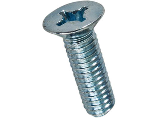 Krydskærv maskinskrue, undersænket - M3,5x10mm PH2 (50 stk.)