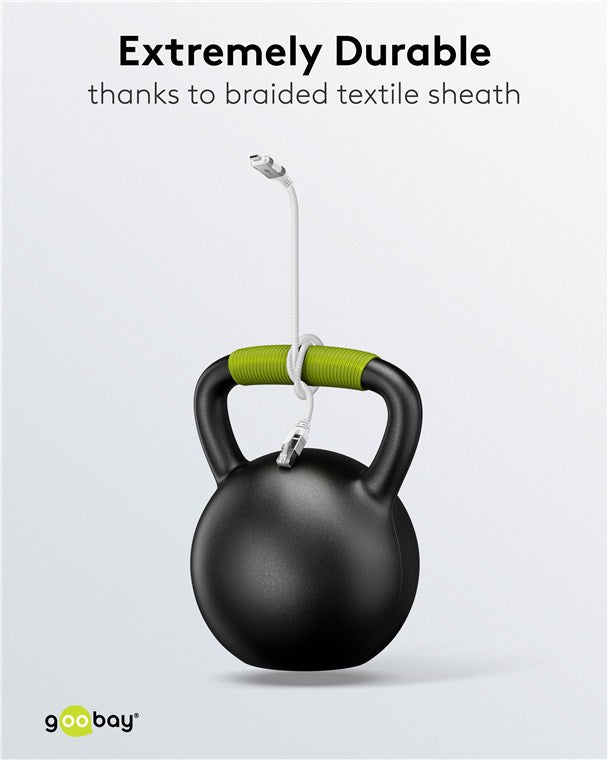 USB-C™ 3.1 til RJ45 netværkskabel, Hvid (2m)