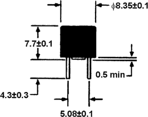 TR5 Mikrosikring - 0,4A Flink (5,08mm benafst.)