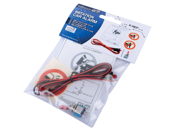 Snydealarm - Blinkende 12Vdc lampe m. on/off kontakt