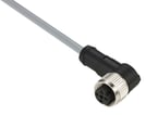 Følerkabel PVC M12 4-pin hun vinklet 10 meter XZCPV1241L10