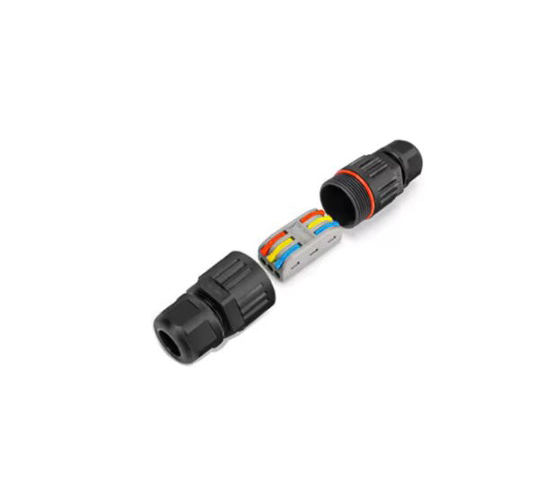 Kabelsamler m. klemmesamlemuffe - 3pol, Ø3,5-10mm (IP68)